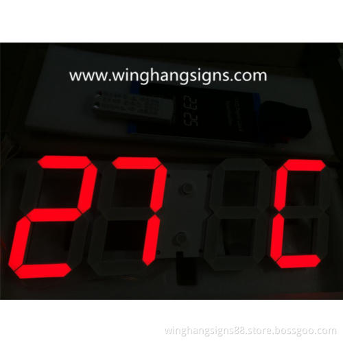 Red LED 3D digital Clock 88:88:88
